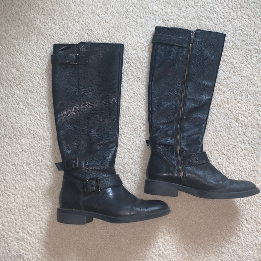Enzo Angiolini Leather Riding Boots